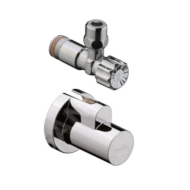 Hansgrohe Robinets d’angle - Soupape d’angle avec capuchon, chrome 13954000