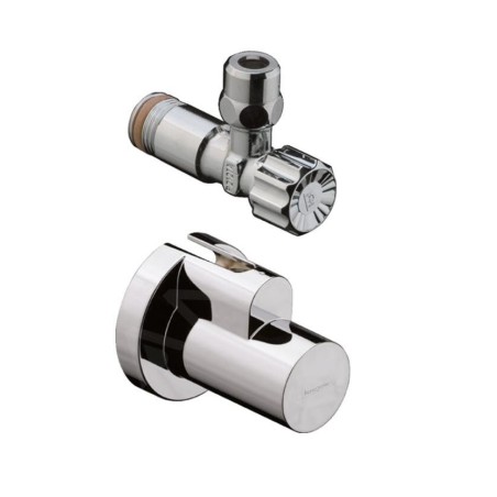 Hansgrohe Robinets d’angle - Soupape d’angle avec capuchon, chrome 13954000