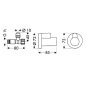 Hansgrohe Robinets d’angle - Soupape d’angle avec capuchon, chrome 13954000