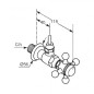 Kludi Adlon - Vanne d’angle, chrome 518430520