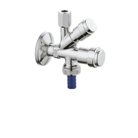 Grohe Eggemann - Soupape d'angle combinée WAS originale, chrome 41070000