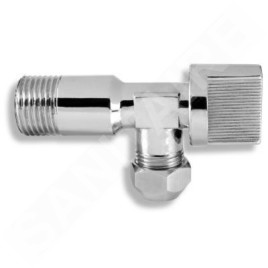 Novaservis Robinets d’angle - Vanne d'angle sans filtre 1/2" x 1/2", chromé CF3003/15