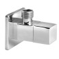 Aqualine Robinets d’angle - Vanne d'angle 1/2 "x3/8", sans écrou, chromé 5318