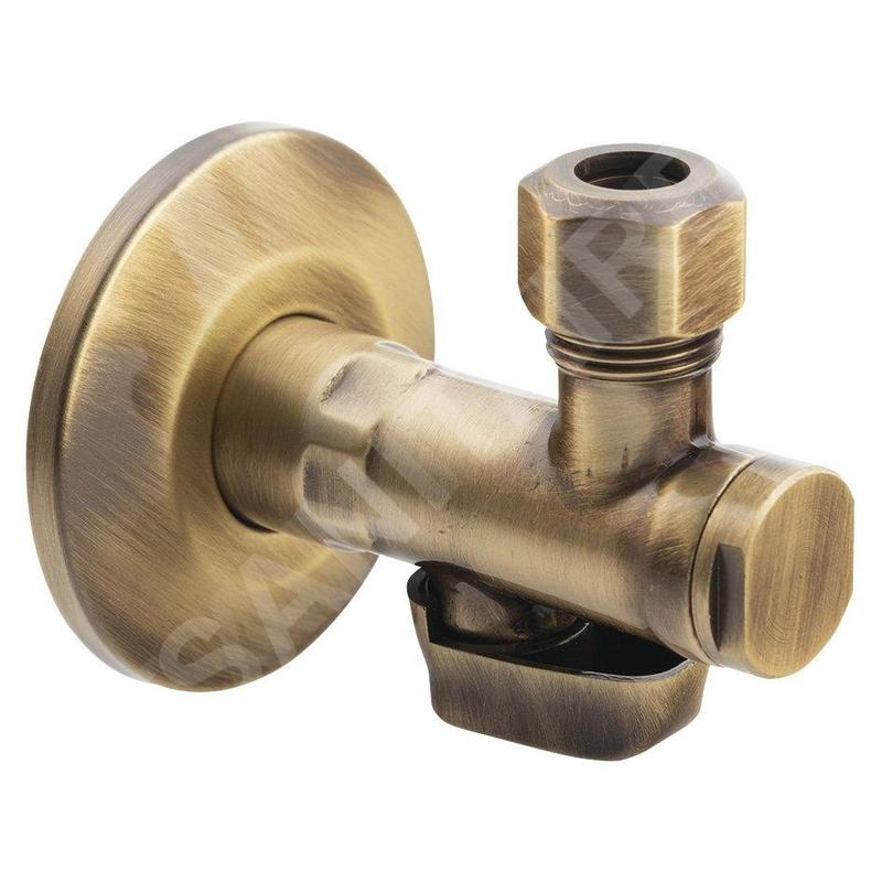Sapho Antea - Robinet d'angle avec écrou, 1/2"x 3/8", bronze 2020BRO