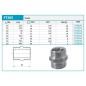 Novaservis Matériel de plomberie - Tétine - double 5/4" FT205/32