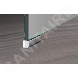 Sapho Integra - Armoire de toilette encastrée avec éclairage LED, 652x700 mm, miroir/alu titane IN065