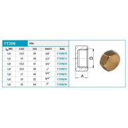 Novaservis Matériel de plomberie - Capuchon 3/4" FT208/20