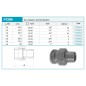Novaservis Matériel de plomberie - Raccord de chauffage 1" FT209/25