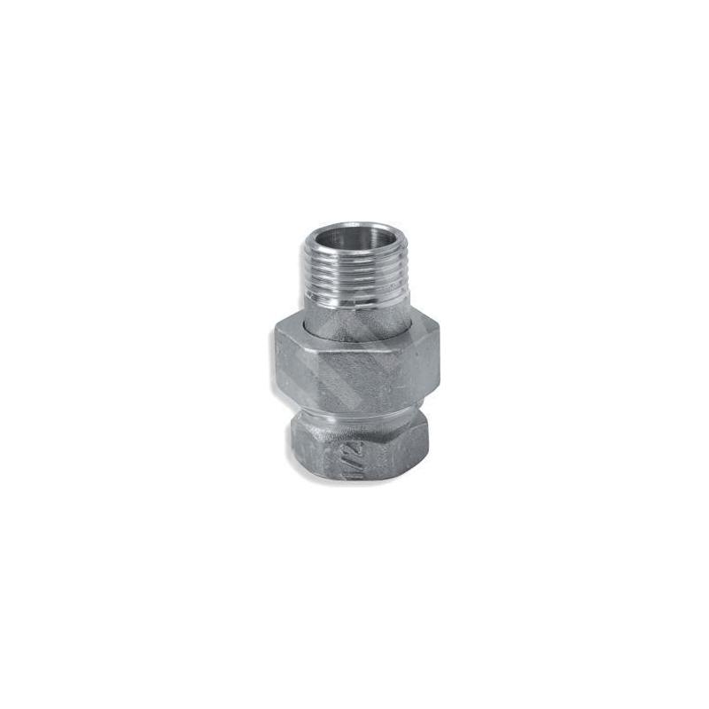Novaservis Matériel de plomberie - Raccord de chauffage avec joint plat, nickelé 3/4" FT211/20