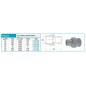 Novaservis Matériel de plomberie - Raccord de chauffage avec joint plat, nickelé 1/2" FT211/15
