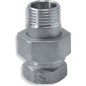 Novaservis Matériel de plomberie - Raccord de chauffage avec joint plat, nickelé 3/8" FT211/10