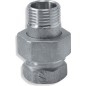 Novaservis Matériel de plomberie - Raccord de chauffage avec joint plat, nickelé 1". FT211/25