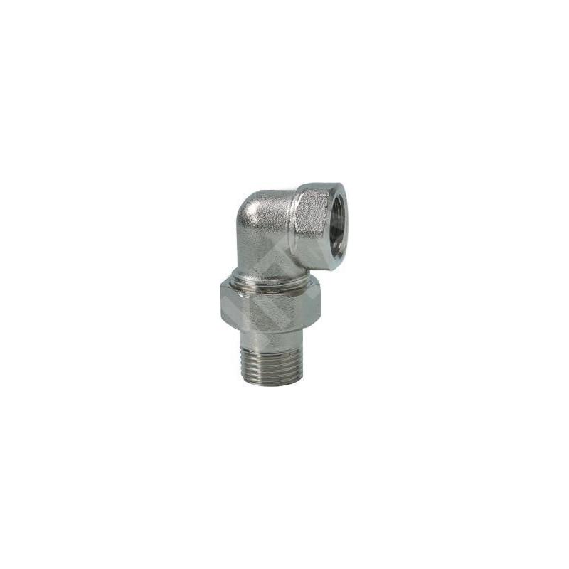 Novaservis Matériel de plomberie - Raccord de chauffage 90 nickelé 3/4" FT212/20