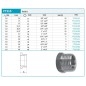 Novaservis Matériel de plomberie - Réducteur 1" x 1/2" FT215/252