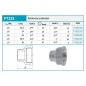 Novaservis Matériel de plomberie - Extension réduite 3/4" x 1/2" FT221/20