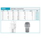 Novaservis Matériel de plomberie - Clapet anti-retour avec filtre en acier inoxydable 3/4" JY502/20