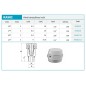 Novaservis Matériel de plomberie - Soupape d'aération manuelle 1/8" RA502/5