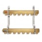 Novaservis Matériel de plomberie - Collecteur avec connexion à vis, simple face G1", 8 circuits RPN08