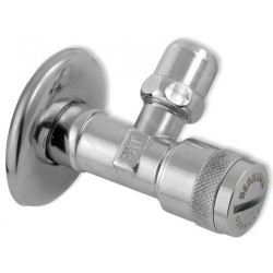 Novaservis Robinets d’angle - Vanne d'angle avec tige de filtre 1/2" x 3/8", chromée SC78838