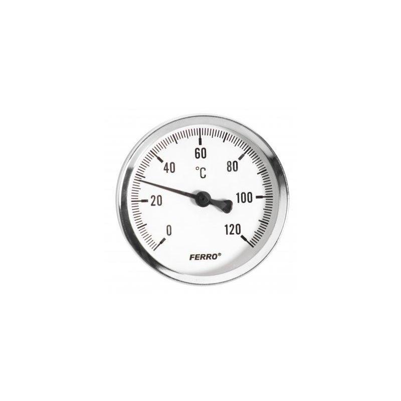 Novaservis Matériel de plomberie - Thermomètre 63 mm, 1/2", axial T63120A