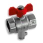 Novaservis Matériel de plomberie - Robinet à boisseau sphérique EKO pour connexion de capteur - papillon 1/2". EK116/15