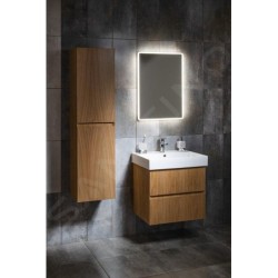 Sapho Filena - Meuble pour lavabo, 670x515x430 mm, 2 tiroirs, chêne FID1270D