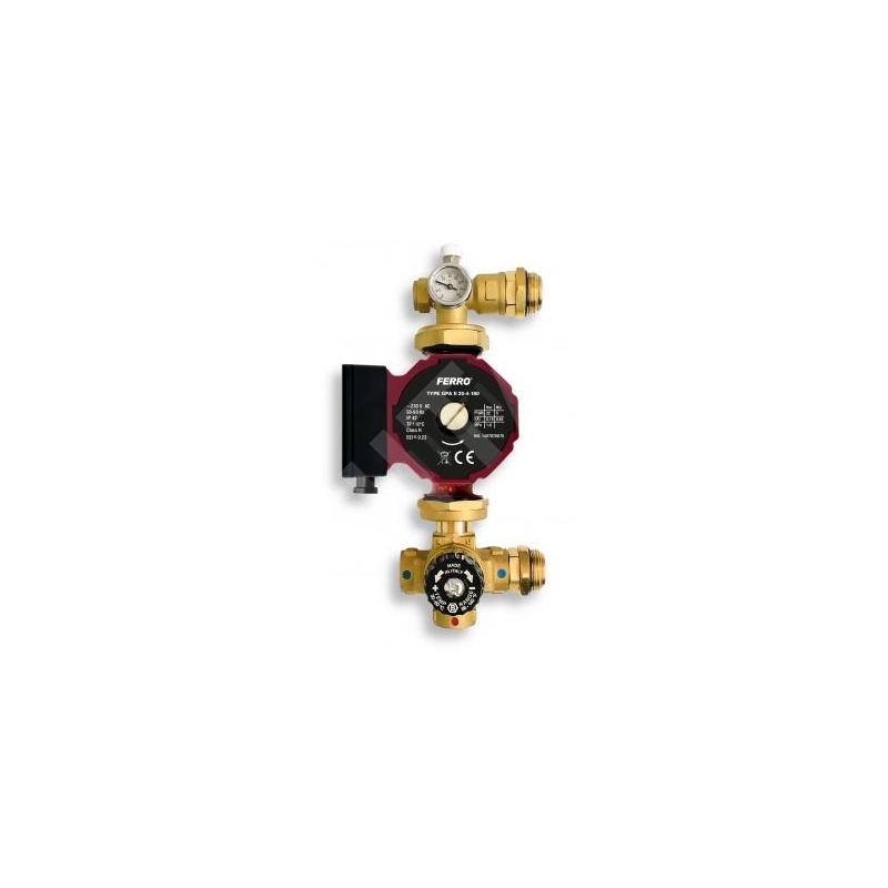 Novaservis Matériel de plomberie - Assemblage pour collecteur avec pompe G1" GM40GPA Novaservis Matériel de plomberie - Assemblage pour collecteur avec pompe G1" GM40GPA