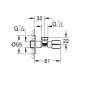 Grohe Universal - Soupape d’angle, chrome 22046000