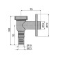 Alcadrain Siphons - Siphon d'extérieur, chromé APS1 Alcadrain Siphons - Siphon d'extérieur, chromé APS1