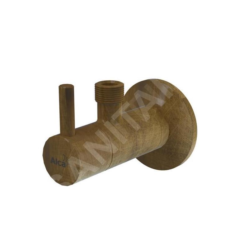 Alcadrain Tapkraan - Vanne d'angle avec filtre 1/2", bronze-antique ARV001-ANTIC Alcadrain Tapkraan - Vanne d'angle avec filtre 1/2", bronze-antique ARV001-ANTIC
