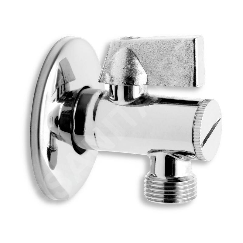 Novaservis Robinets d’angle - Vanne d'angle avec filtre, aluminium/chrome CF3008/10