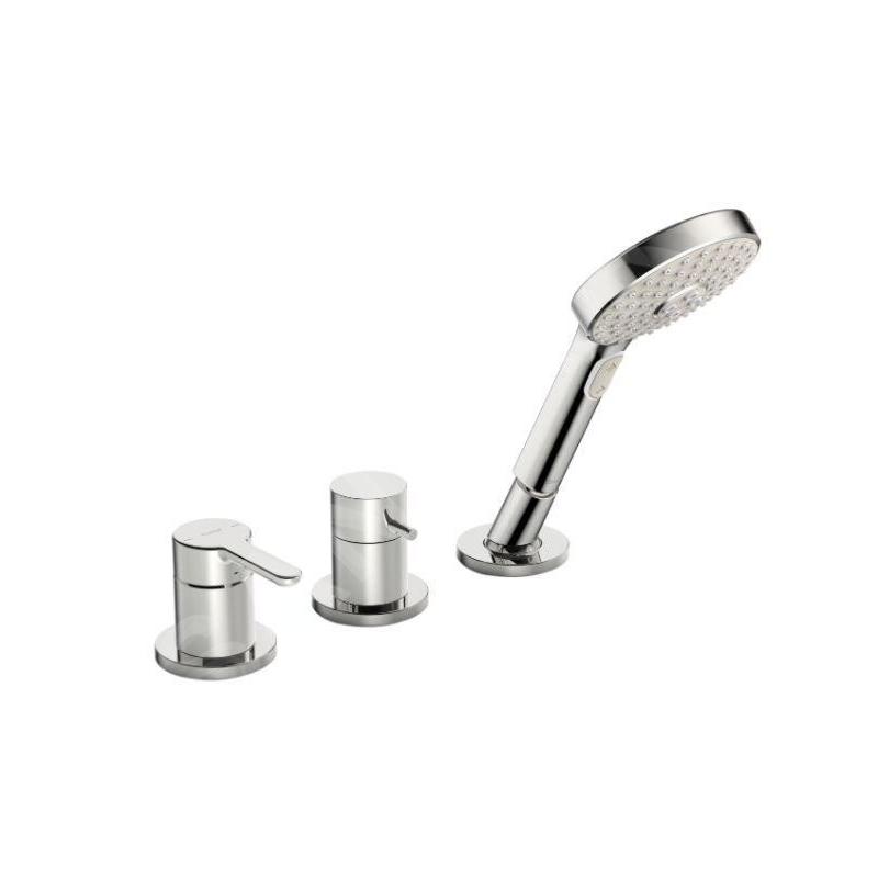 Hansa Designo - Mitigeur de baignoire, installation à 3 trous, chrome 53259063