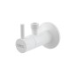 Alcadrain Tapkraan - Vanne d'angle avec filtre, blanc brillant ARV001B