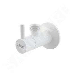Alcadrain Tapkraan - Vanne d'angle avec filtre, blanc brillant ARV003B
