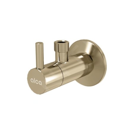 Alcadrain Tapkraan - Soupape d'angle avec filtre, or brillant ARV001-G-P