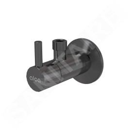 Alcadrain Tapkraan - Vanne d'angle avec filtre, métal brossé mat ARV001-GM-B