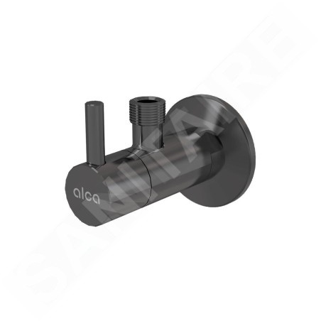 Alcadrain Tapkraan - Vanne d'angle avec filtre, métal brossé mat ARV001-GM-B