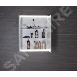 Sapho Batu - Armoire miroir avec éclairage LED, 600x710x150 mm, blanc 1141120