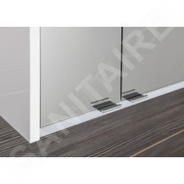 Sapho Batu - Armoire miroir avec éclairage LED, 600x710x150 mm, blanc 1141120