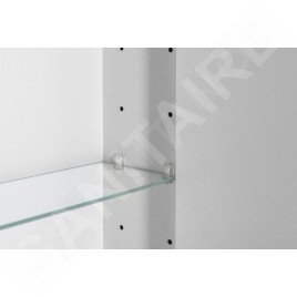 Sapho Batu - Armoire miroir avec éclairage LED, 600x710x150 mm, blanc 1141120