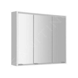 Sapho Batu - Armoire miroir avec éclairage LED, 800x710x150 mm, blanc 1141131