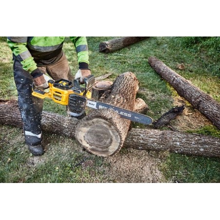 DeWALT Outillage - Tronçonneuse 54V AKU 50 cm, 1x batterie 9,0 Ah FLEXVOLT, chargeur DCMCS575X1