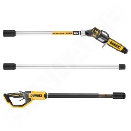DeWALT Outillage - Élagueuse sur perche XR 18V, batterie 5 Ah DCMPS567P1