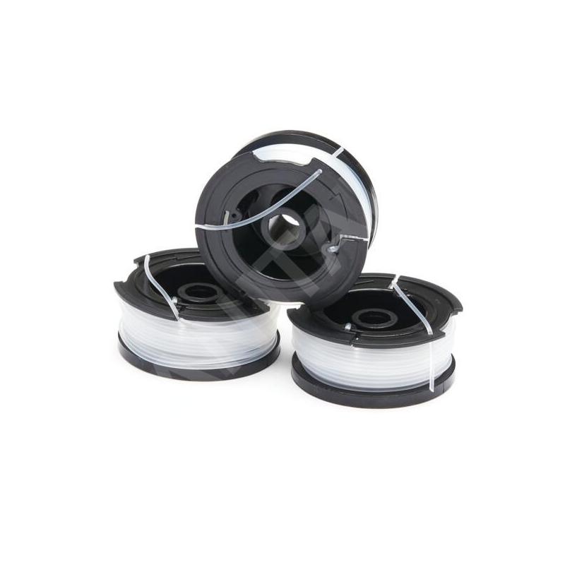 BLACK+DECKER Accessoires - Fil de remplacement REFLEX/AFS 1,5 mm, longueur 10 m, 3 pièces A6485-XJ