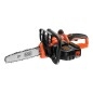 BLACK+DECKER Outils de jardinage - Tronçonneuse sans fil 18V 25 cm, 1 batterie 2.0 Ah Li-ion, chargeur GKC1825L20-QW