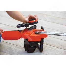 BLACK+DECKER Outils de jardinage - Tronçonneuse sans fil 18V 25 cm, 1 batterie 2.0 Ah Li-ion, chargeur GKC1825L20-QW