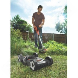 BLACK+DECKER Outils de jardinage - Coupe-bordure sans fil 18V, largeur de coupe 28 cm, 1 batterie 2.0 Ah Li-ion STC1820CM-QW