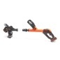 BLACK+DECKER Outils de jardinage - Coupe-bordure sans fil 18V, largeur de coupe 28 cm, 1 batterie 2.0 Ah Li-ion, chargeur