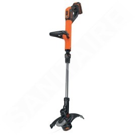 BLACK+DECKER Outils de jardinage - Coupe-bordure sans fil 18V, largeur de coupe 28 cm, 1 batterie 2.0 Ah Li-ion, chargeur