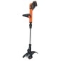 BLACK+DECKER Outils de jardinage - Coupe-bordure sans fil 18V, largeur de coupe 28 cm, 1 batterie 2.0 Ah Li-ion, chargeur